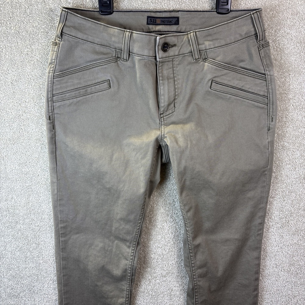 5.11 Tactical Wyldcat Pants Womens 8 Regular Sage‎ Green Skinny Utility 64415